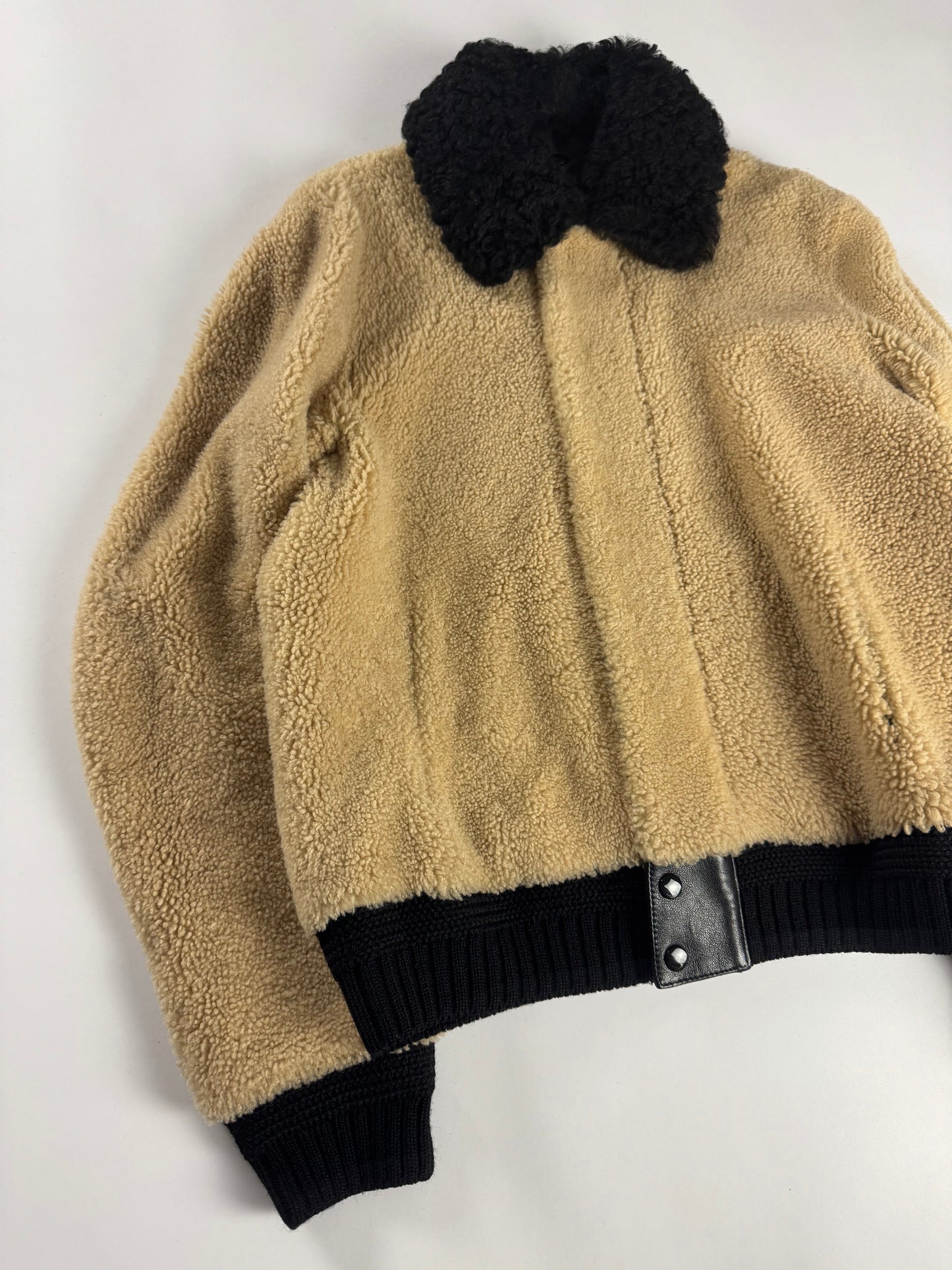 Saint Laurent Shearling Teddy Bomber Jacket FW 2017 - L