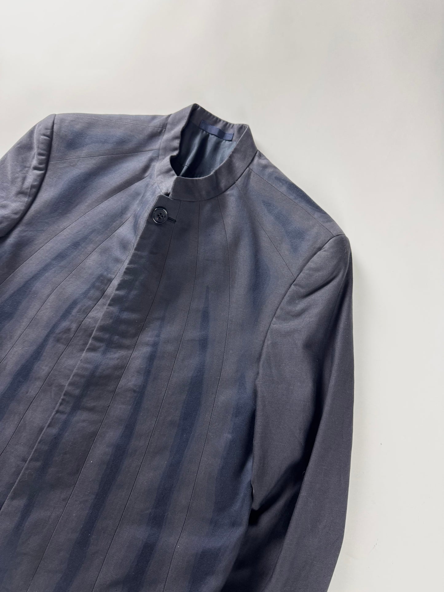 Louis Vuitton Sample Blue Shades Nehru Collar Blazer SS 2008 - M