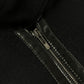 Gucci Black Leather Trimmed Zipper Sleeveless Uniform Top FW 2001 - S