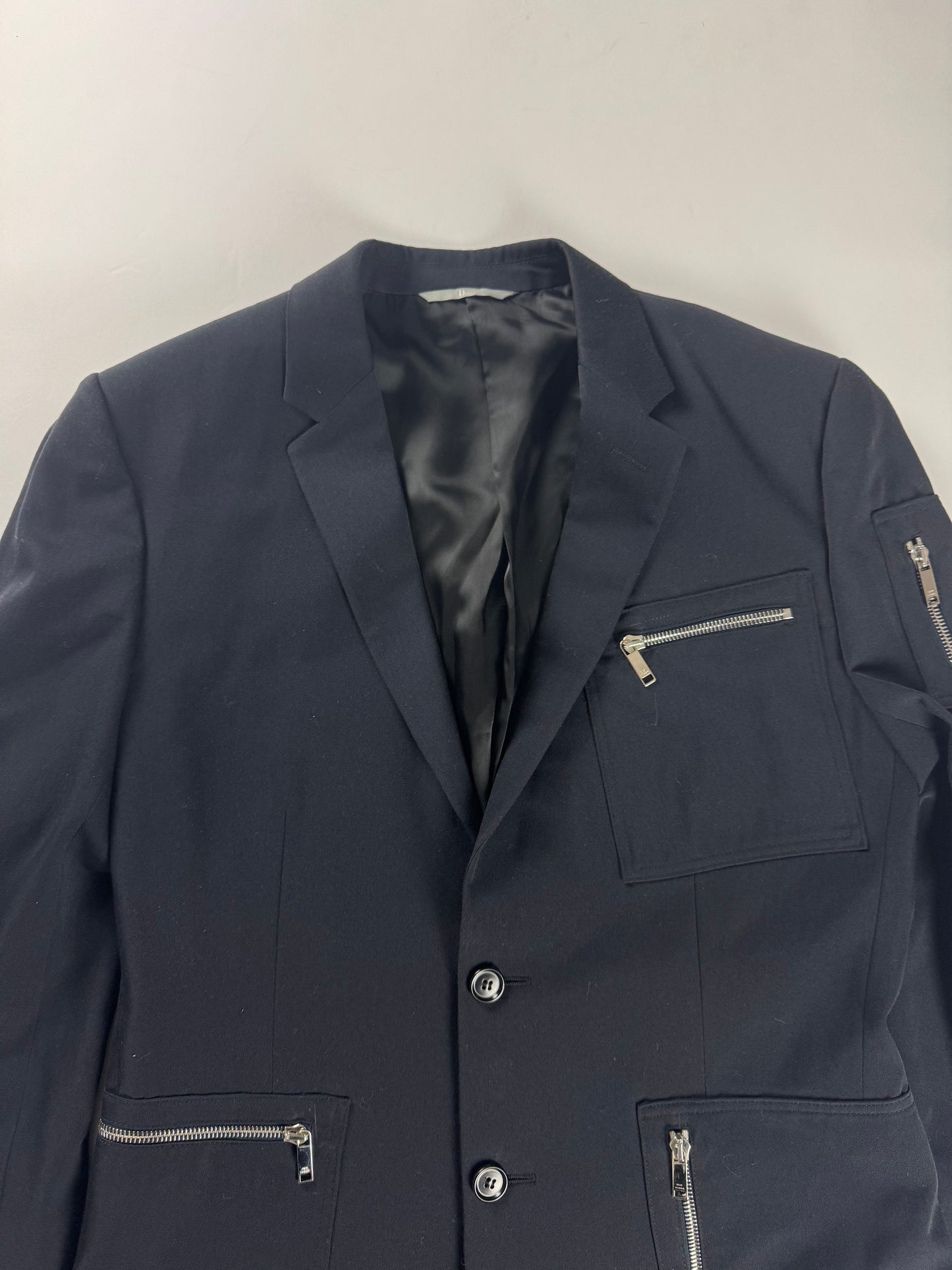 Dior Homme Kris Van Assche Multi Zip Elegant Blazer SS 2016 - M