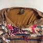 Jean Paul Gaultier Brown Mesh Floral Graphic Striped Mini Dress 1990s - S