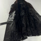 Prada Inside Fur Double Breasted Belted Leather Coat FW 1996 - S