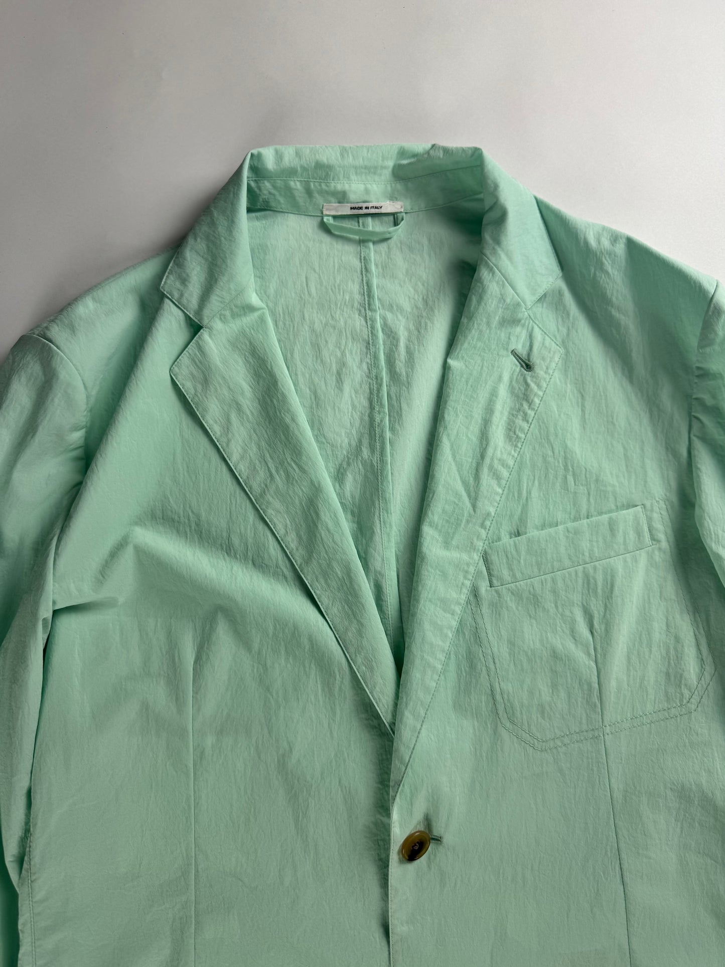 Hermès Sample Pastel Mint Green Lightweight Blazer SS 2019 - L