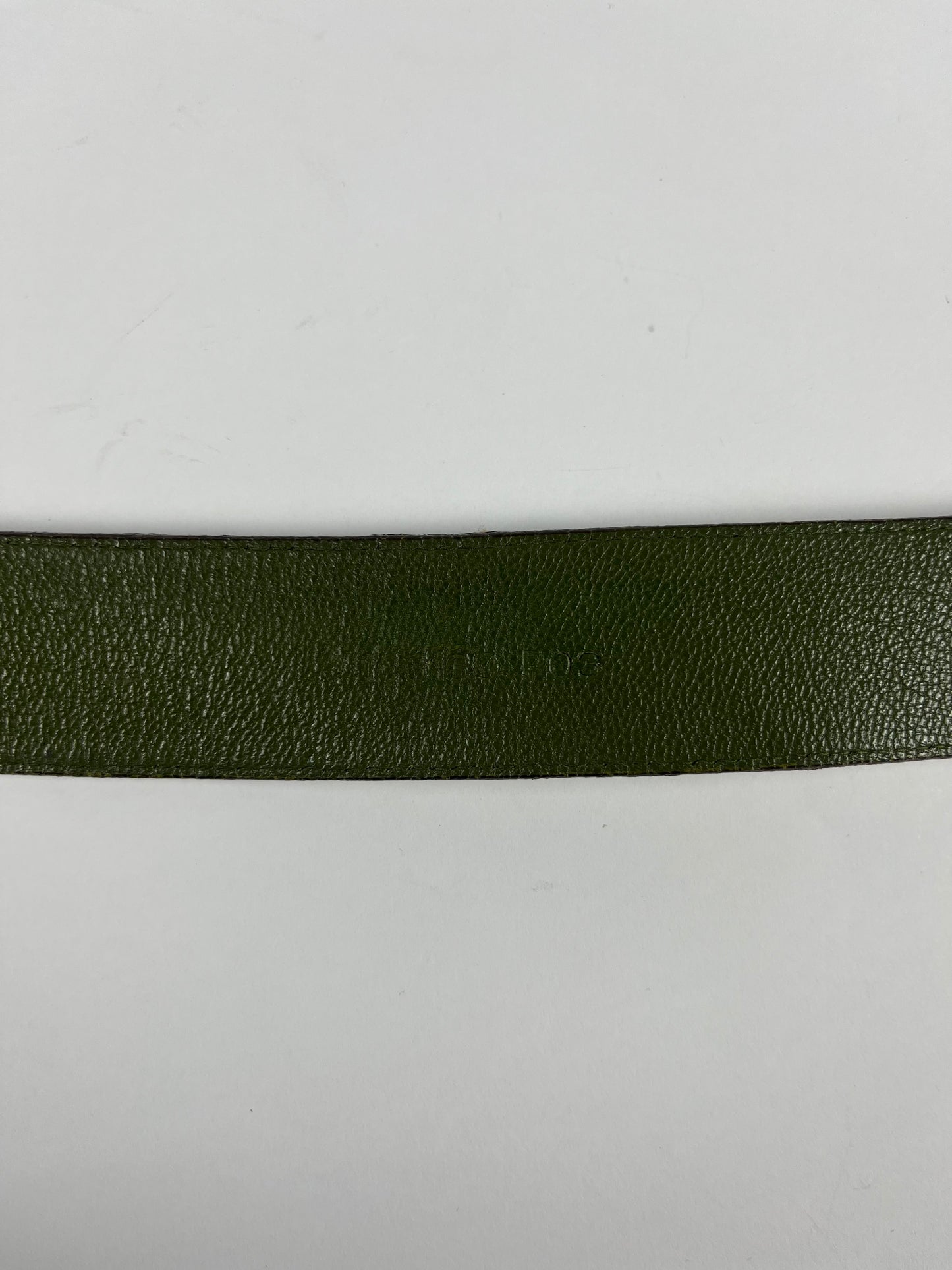 Prada Snakeskin Leather Belt SS 2005 - 90 cm