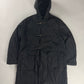 Prada Multi Strapped Belt Black Nylon Long Safari Coat FW 1999 - M