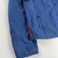Prada Linea Rossa Electric Line Blue Nylon Moto Jacket SS 2000 - L