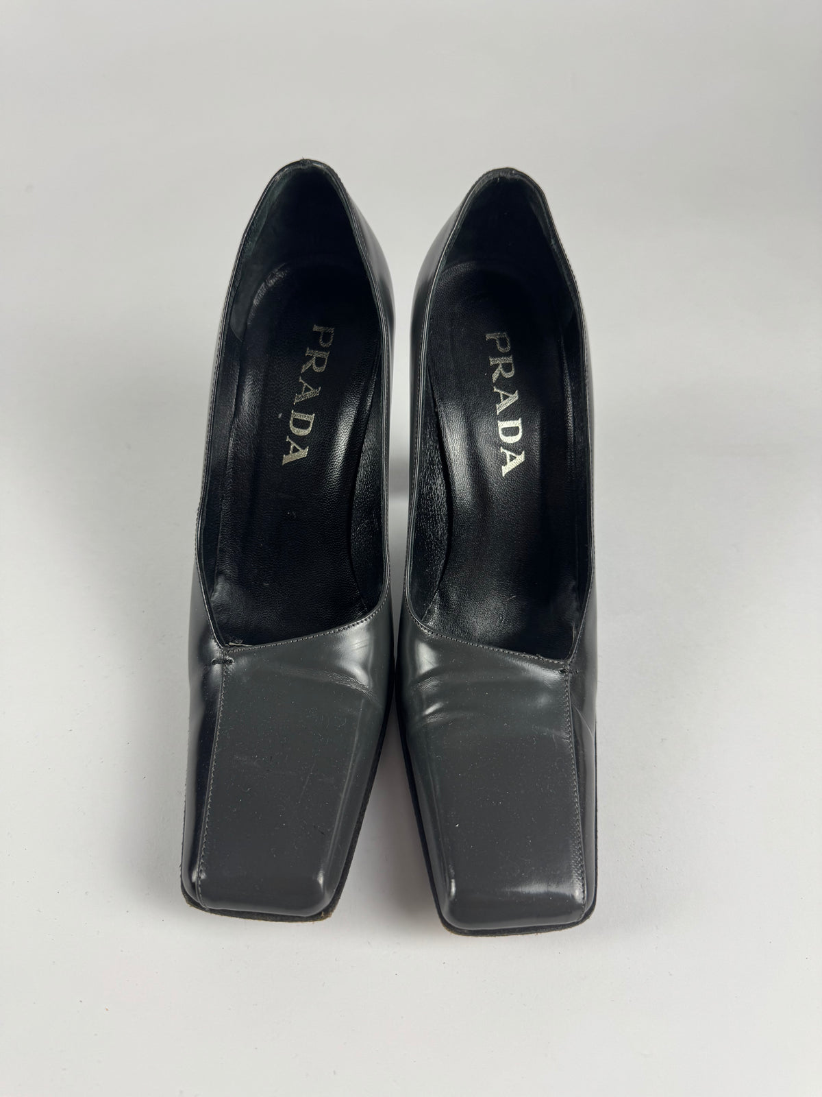 Prada Shadow Two Tones Leather Heels FW 1998 - 36,5 IT/37,5 EU