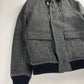 Dior Homme Wool Navigate Leather Belted Collar Bomber Jacket FW 2007 - L
