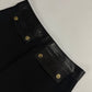 Gucci Tom Ford Essential Black Leather Pockets Skirt FW 2000 - M