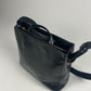 Prada Black Leather Strapped Crossbody Bag FW 1999 - OS