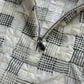 Hermès Sample Soft Ivory Plaid Turtleneck Half Zip Jacket SS 2020 - M