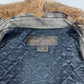 Louis Vuitton Metallic Bronze Leather Fur Collar Gold Hardware Ribbed Trim Bomber Jacket FW 2008 - S