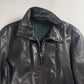 Gucci Premium Leather Lambskin High Neck Zipper Jacket 2000s - M