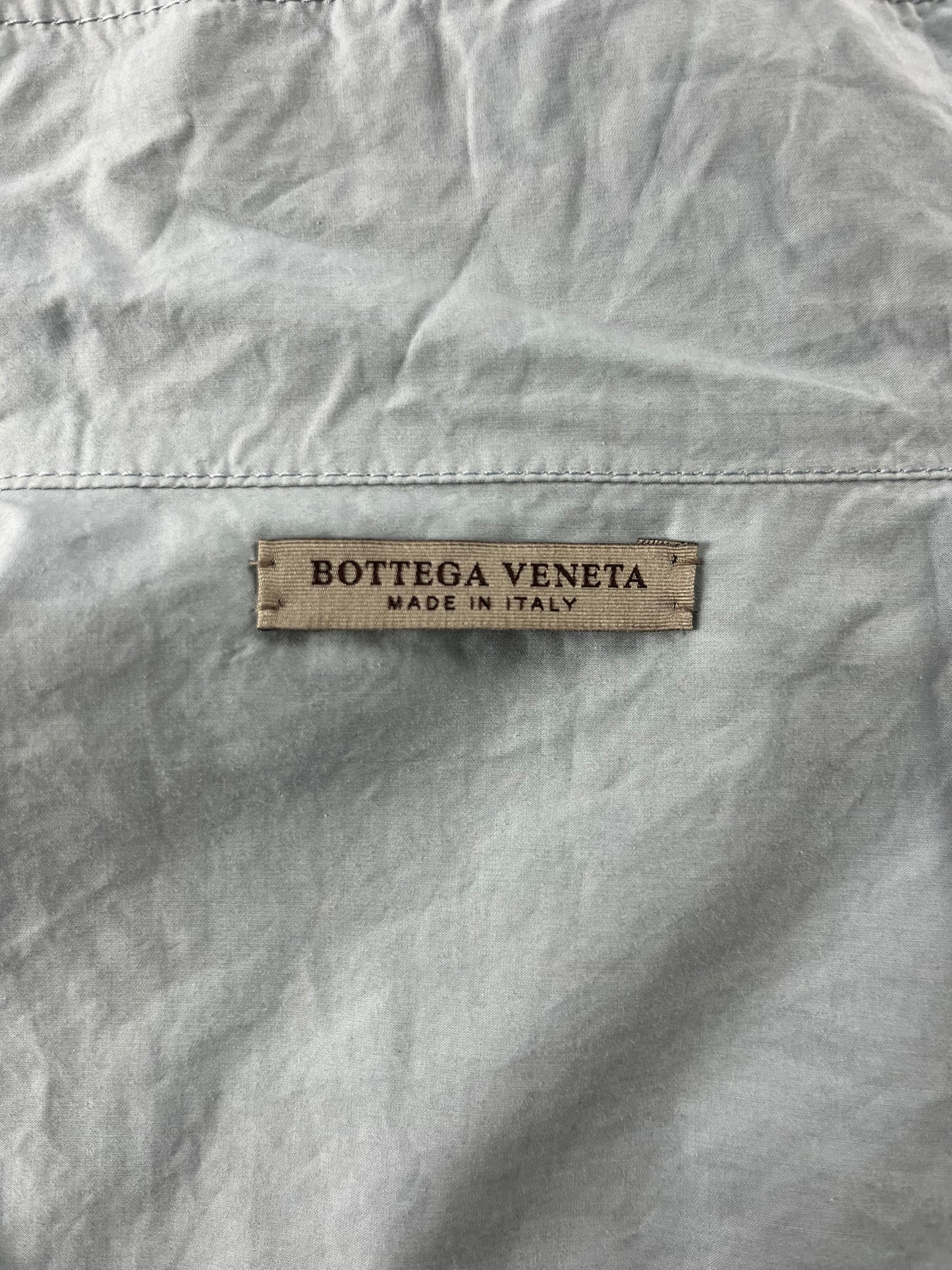 Bottega Veneta Cyan Utility Safari Funnel Collar Jacket SS 2017 - M