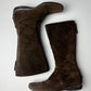 Prada Linea Rossa Brown Suede Boots FW 1998 - 38,5 IT/39,5 EU