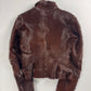 Louis Vuitton Sample Artisanal Fur Suture Spine Line Double Waist Belt Jacket - XS