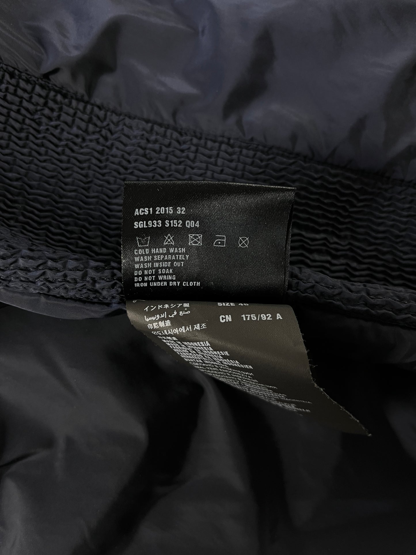 Prada Storm Stripe Nylon Light Jacket FW 2015 - M