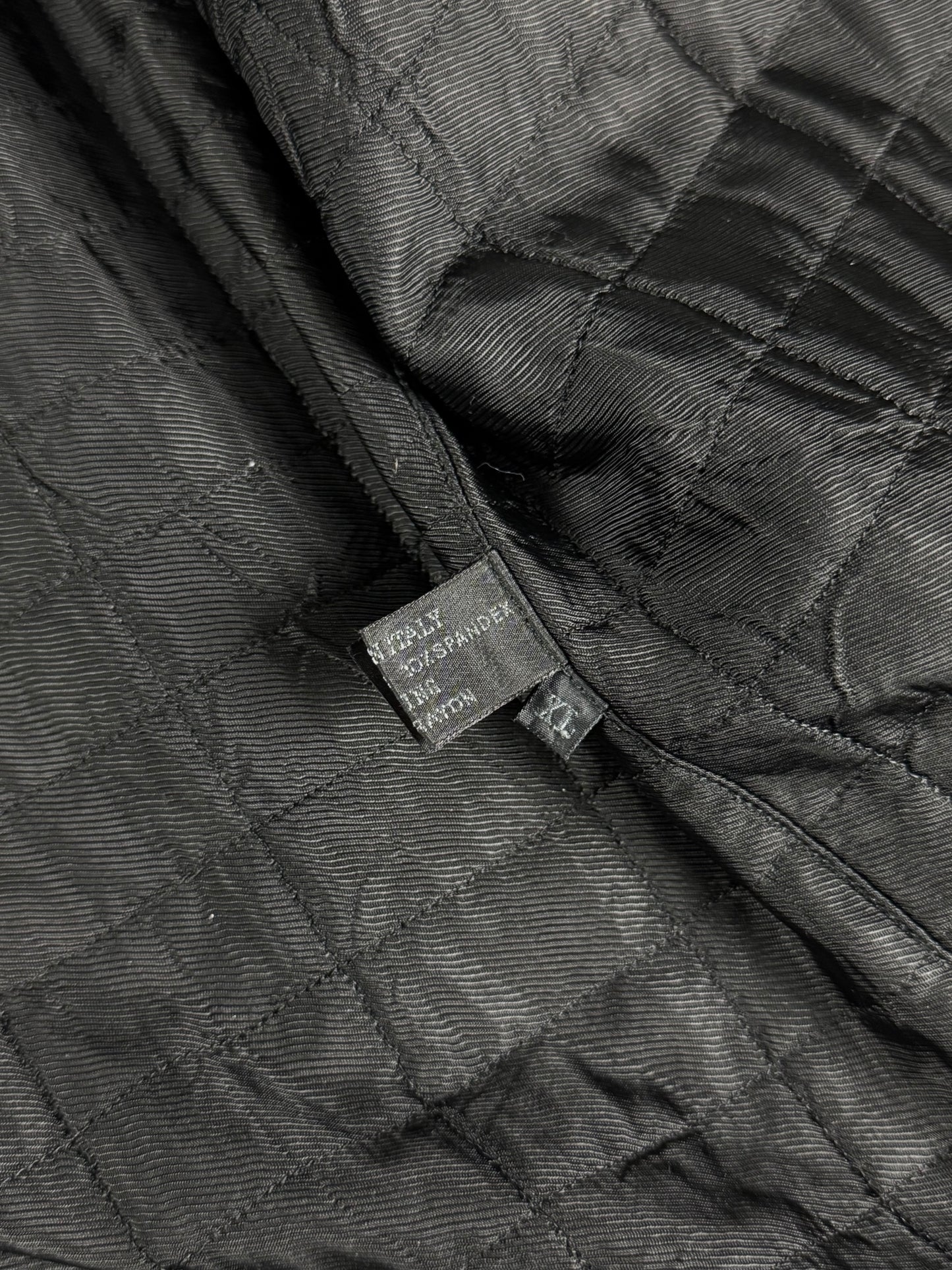 Prada Black Minimalist Strapped Coat FW 1998 - XL