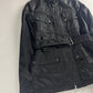 Prada Leather Shoulder Patched Nylon Belt Jacket 2000s - S