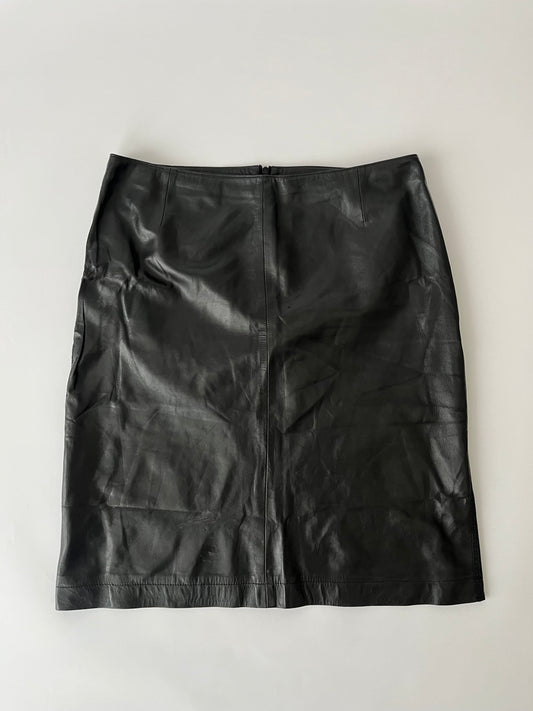 Prada Mesh Leather Skirt FW 1999 - S