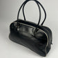 Prada Black Leather Bowling Bag FW 2000 - OS