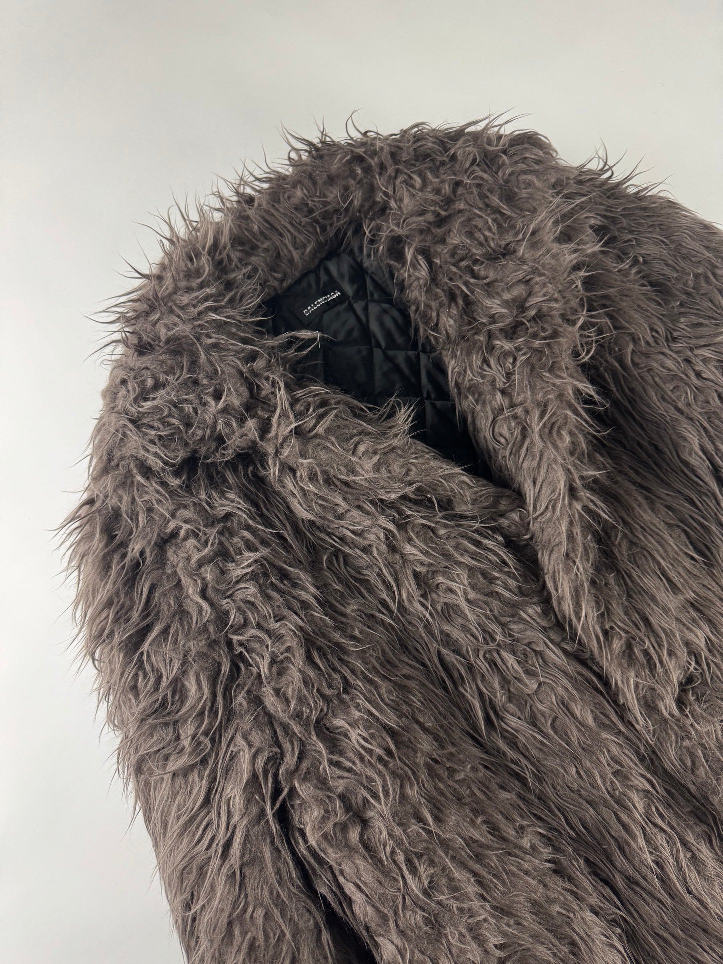 Balenciaga Haute Couture Sample Faux Fur Oversized Coat FW 2021 - M