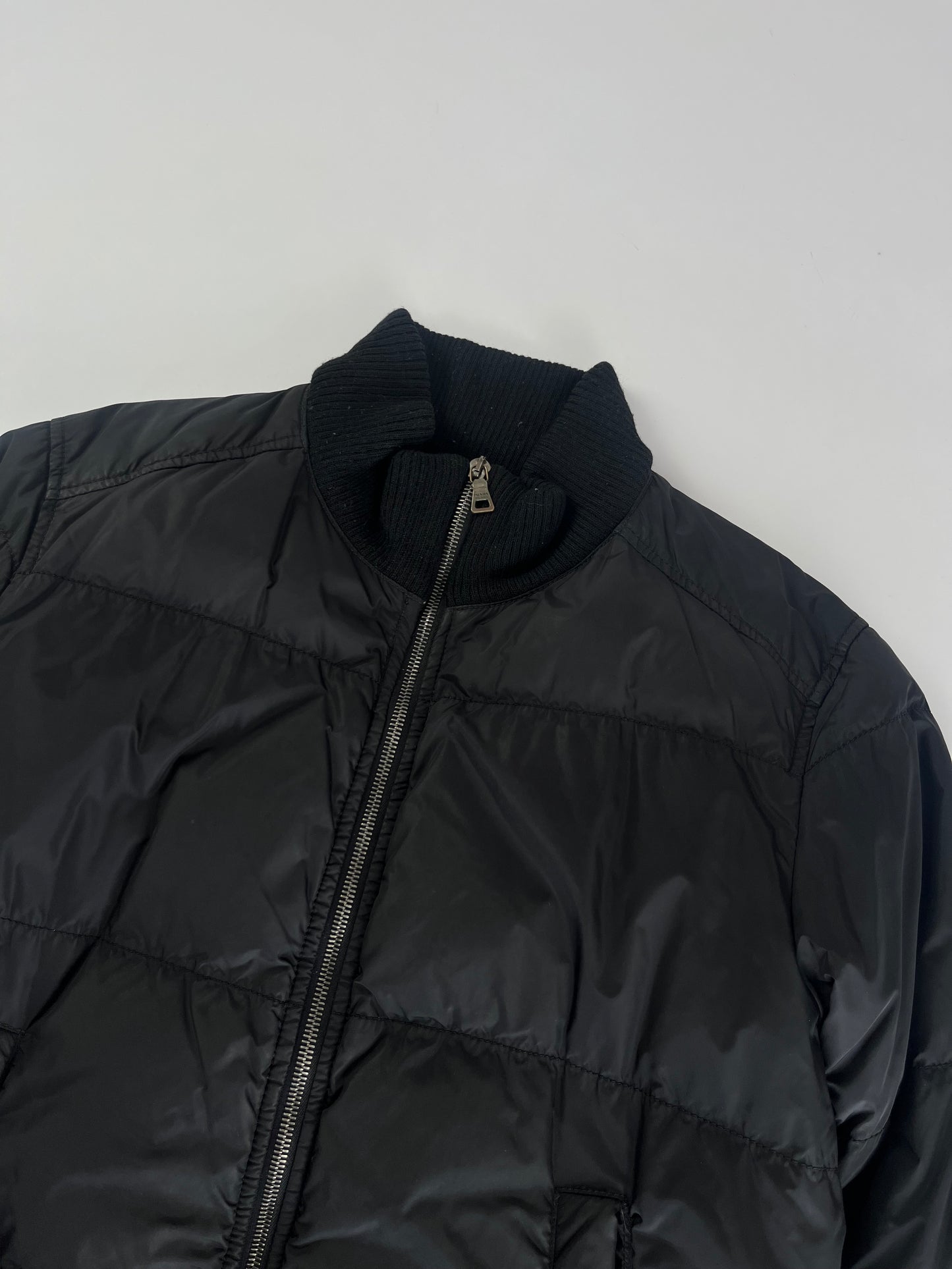 Prada Black Nylon Down Jacket FW 2006 - M