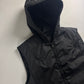 Prada Black Nylon Hooded Vest 2000s - M