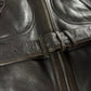 Louis Vuitton Dark Brown Fur Lining Heavy Sheepskin Leather Belted Coat 2000s - M