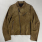 Prada Brushed Camel Suede Leather Perfecto Biker Jacket SS 2000 - M