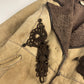 Prada Shearling Embroidered Frog Closure Sheepskin Collar Coat FW 2005 - S