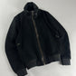 Dior Homme Dark Wool Leather Bomber Jacket FW 2010 - S