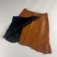 Dior Sample Cognac Brown Leather Skirt SS 2015 - S