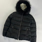 Prada Fur Hooded Puffer Jacket 2000s - S