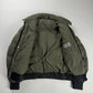 Dior Homme Sample "In The Morning" Hedi Slimane Leather Rib Puffer Jacket FW 2005 - M