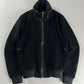 Dior Homme Dark Wool Leather Bomber Jacket FW 2010 - S