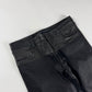 Prada Skinny Black Waist Paneled Leather Pants 2000s - 31 US