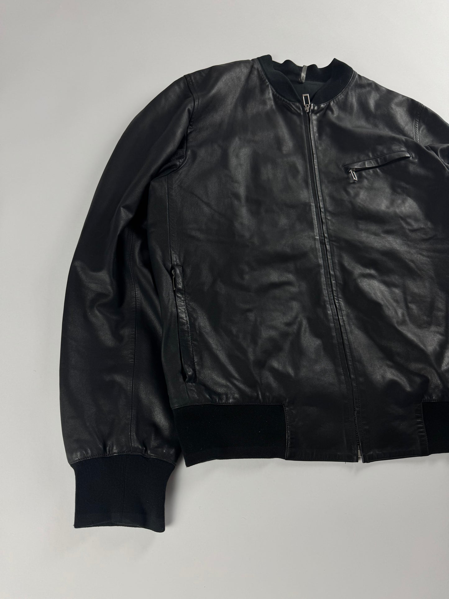 Dior Homme Premium Lamb Leather Bomber Jacket SS 2013 - M