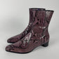 Prada Purple Python Leather Boots FW 2000 - 40 IT/40,5 EU