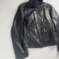 Gucci Premium Leather Lambskin High Neck Zipper Jacket 2000s - M