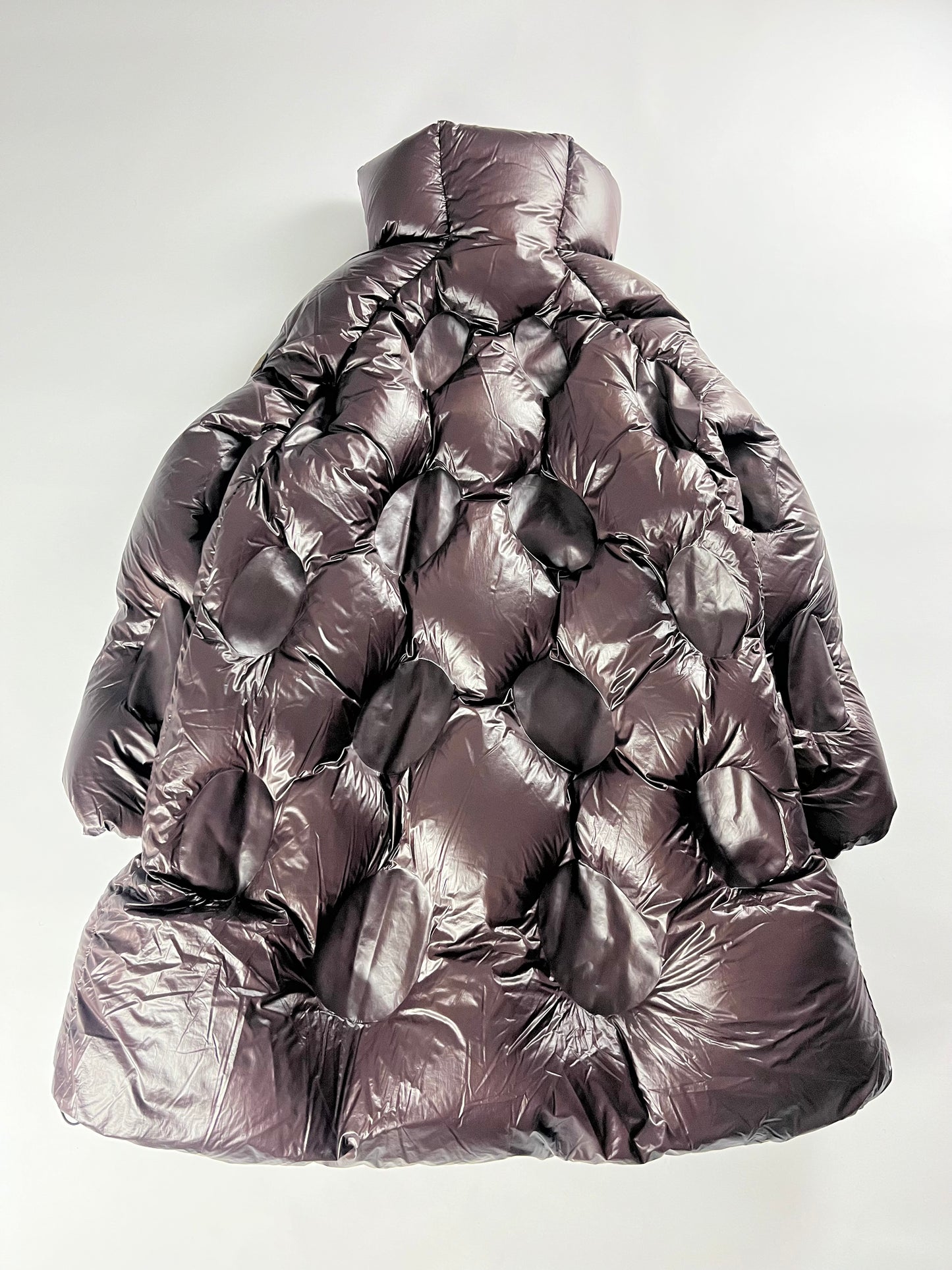 Moncler Genius x Dingyun Zhang Brown Laphia Long Down Coat - S