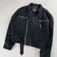 Louis Vuitton Black Cotton Asymmetrical Zipper Perfecto Jacket 2000s - M