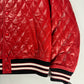 Saint Laurent Sample Quilted Baroque Damier Varsity Bomber Jacket SS 2018 - S
