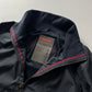 Prada Sport Lined Red Navy Nylon Bomber Jacket 2010s - M
