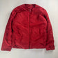 Prada Linea Rossa Red Nylon Collarless Jacket SS 2000 - L