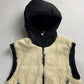 Prada Linea Rossa Kid Fur Hooded Sleeveless Jacket FW 1999 - S