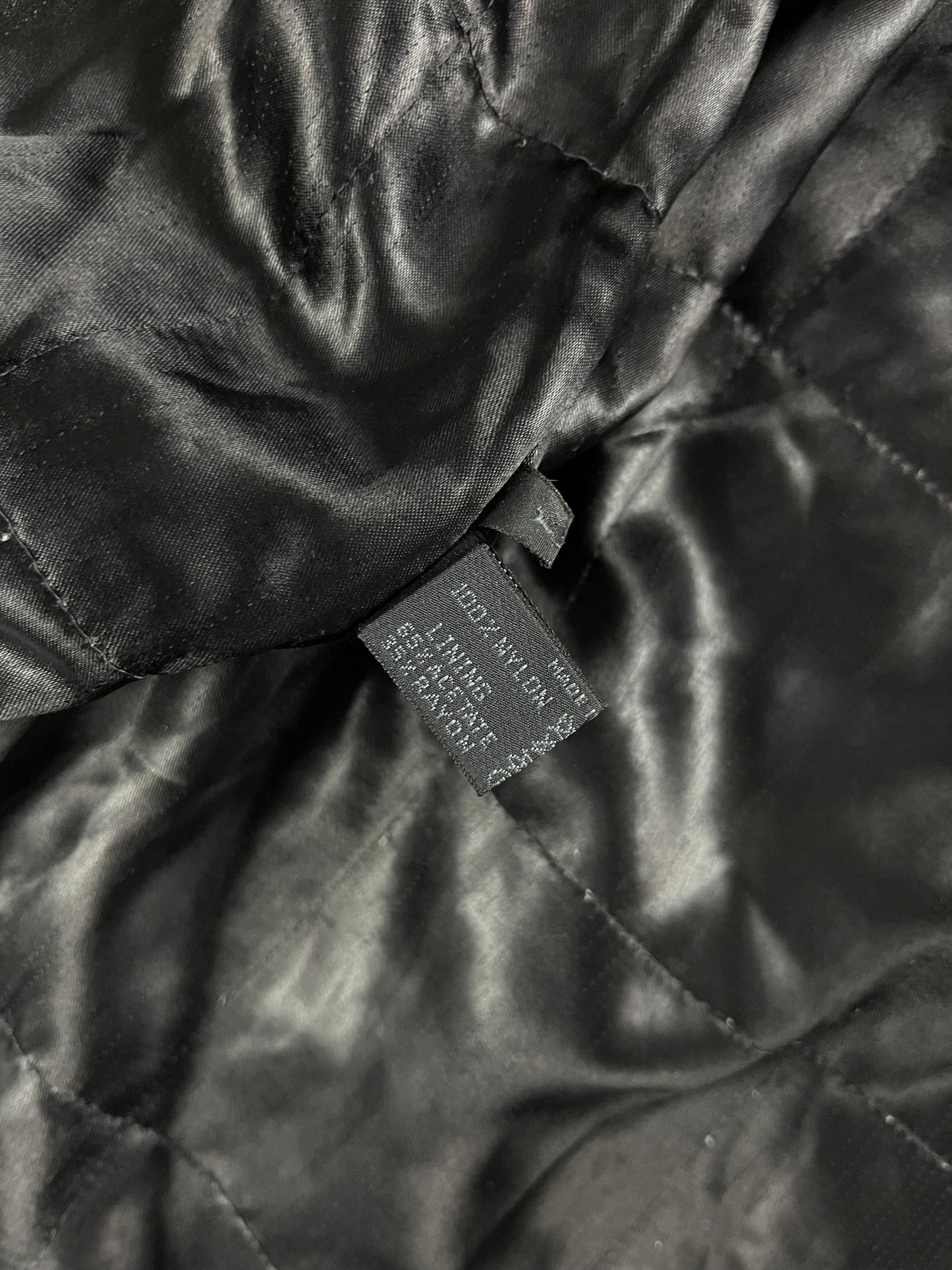 Prada Black Nylon Windbreaker Removable Hood Work Jacket 1990s - L