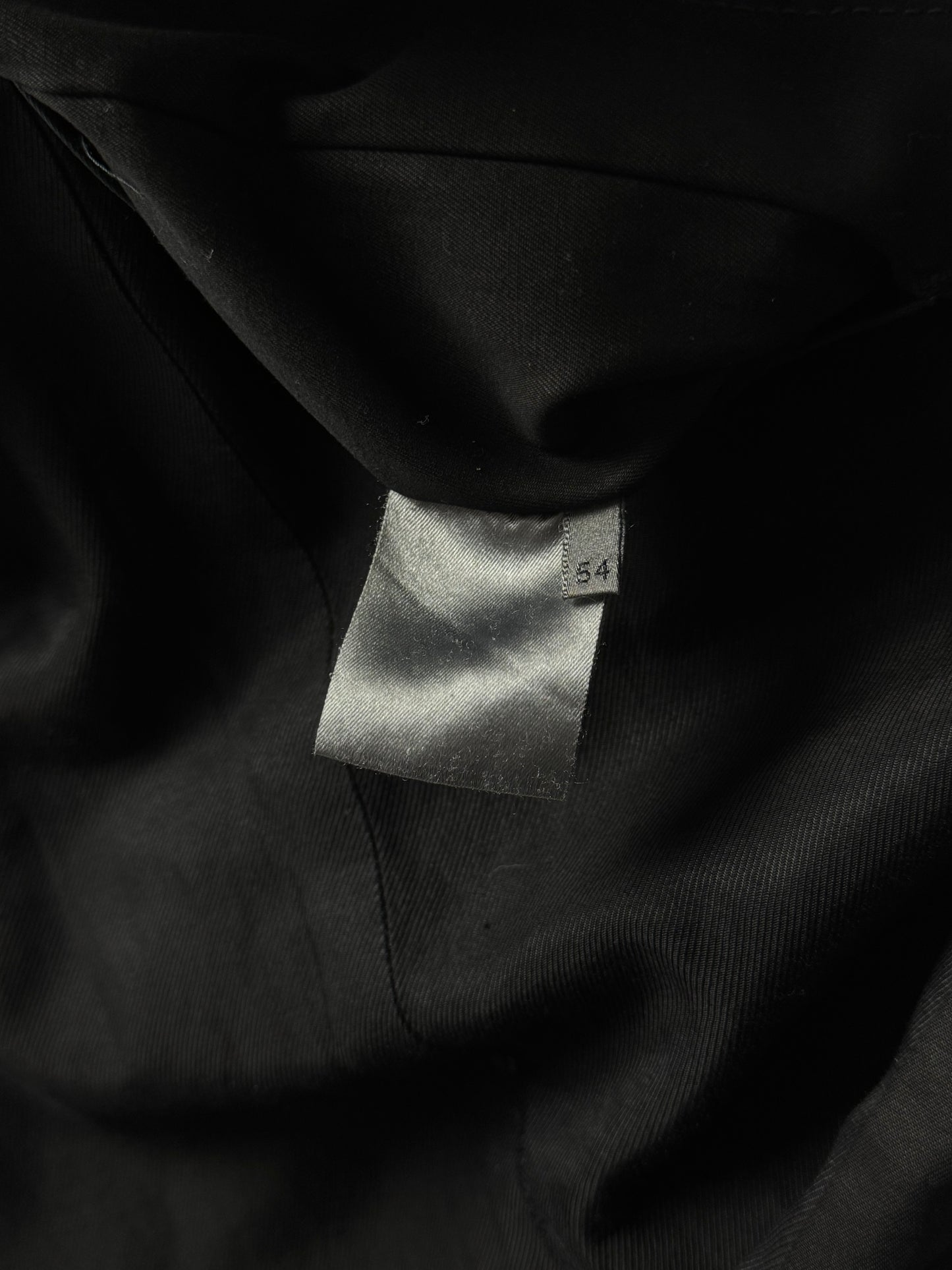 Dior Homme Hedi Slimane Nocturnal Cotton Minimalist Coat FW 2003 - L