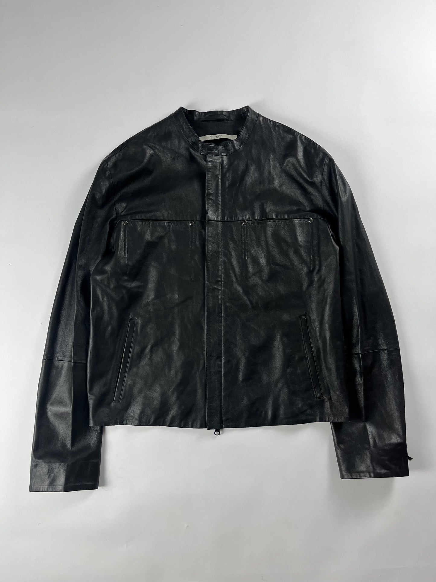 Givenchy Goat Leather Jacket 2000s - L