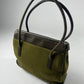 Prada Leather Khaki Tweed Bag FW 1999 - OS